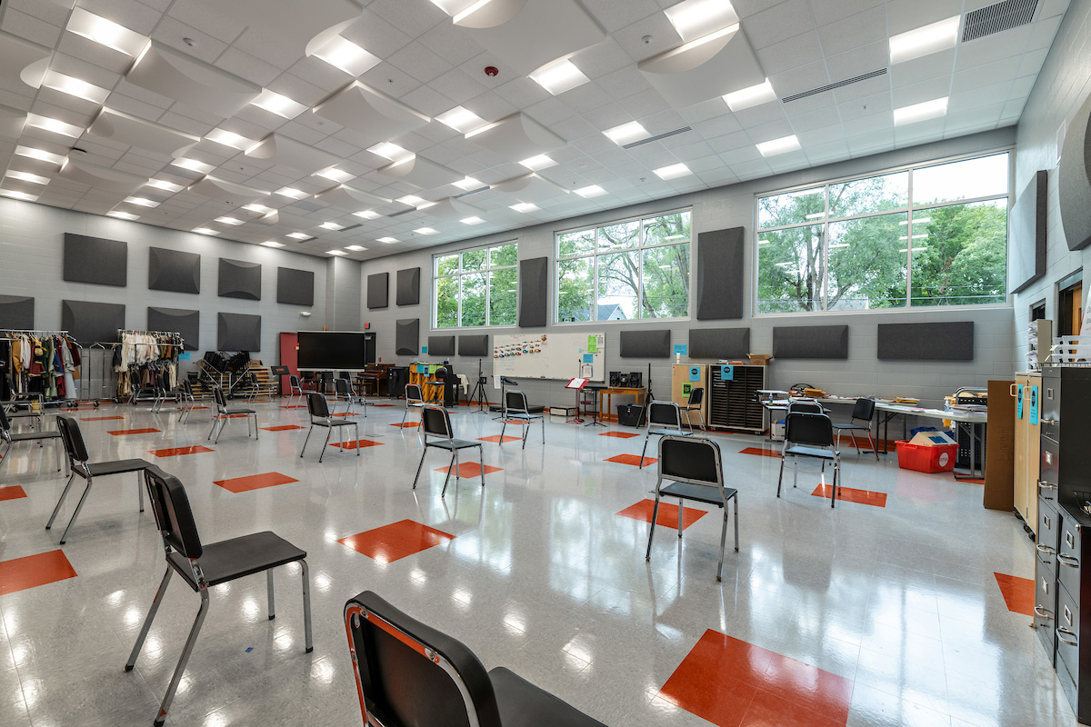 Washington Community High School New High School Band and Chorus Room Addition